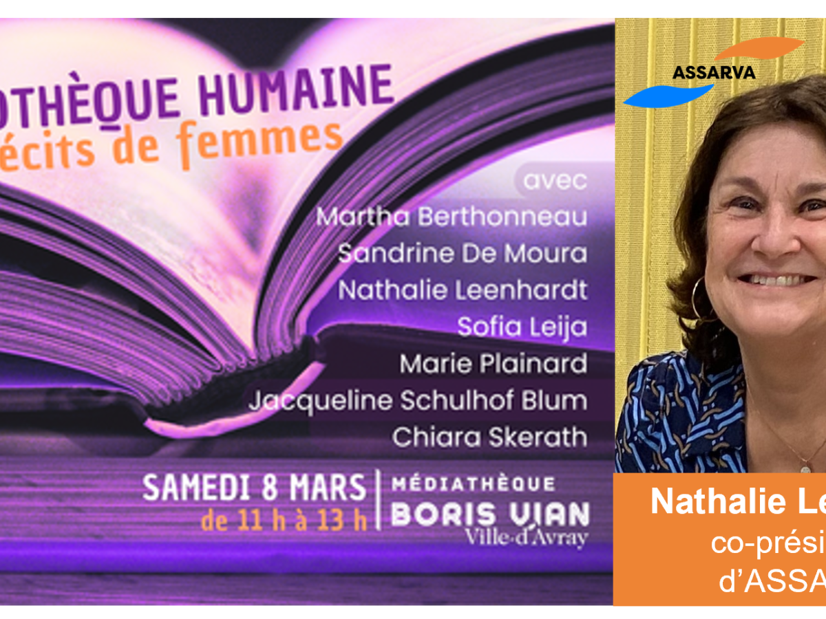 Témoignage de notre co-présidente le 8 mars